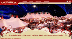 Desktop Screenshot of 1000funkel.de